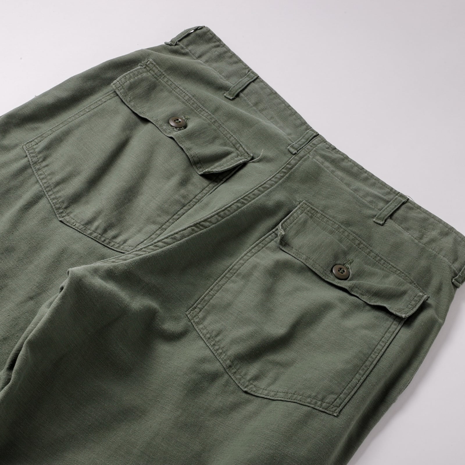 美品　1973年製実物 OG-107 ベイカーパンツ 36×33 米軍 W36 極美品】70s U.S.ARMY O.G 107 BAKER PANTS made in USA vintage W36