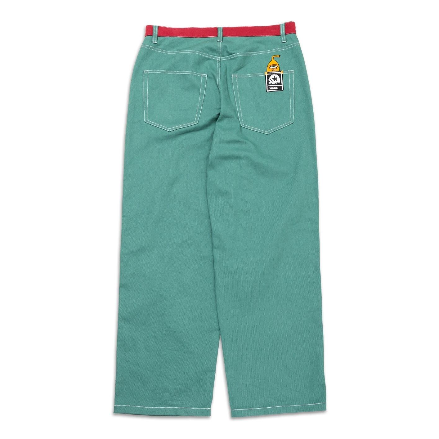 TOY MACHINE x MxMxM 】FIRE STITCH EASY BAGGY PANTS マジカル