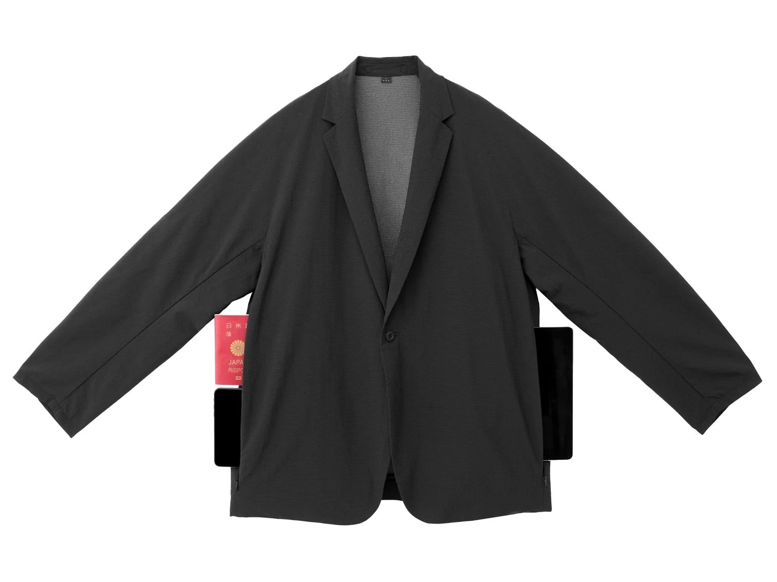 TEATORA” WALLET JKT PLUS - GG #GRID BLACK” | Lapel online store