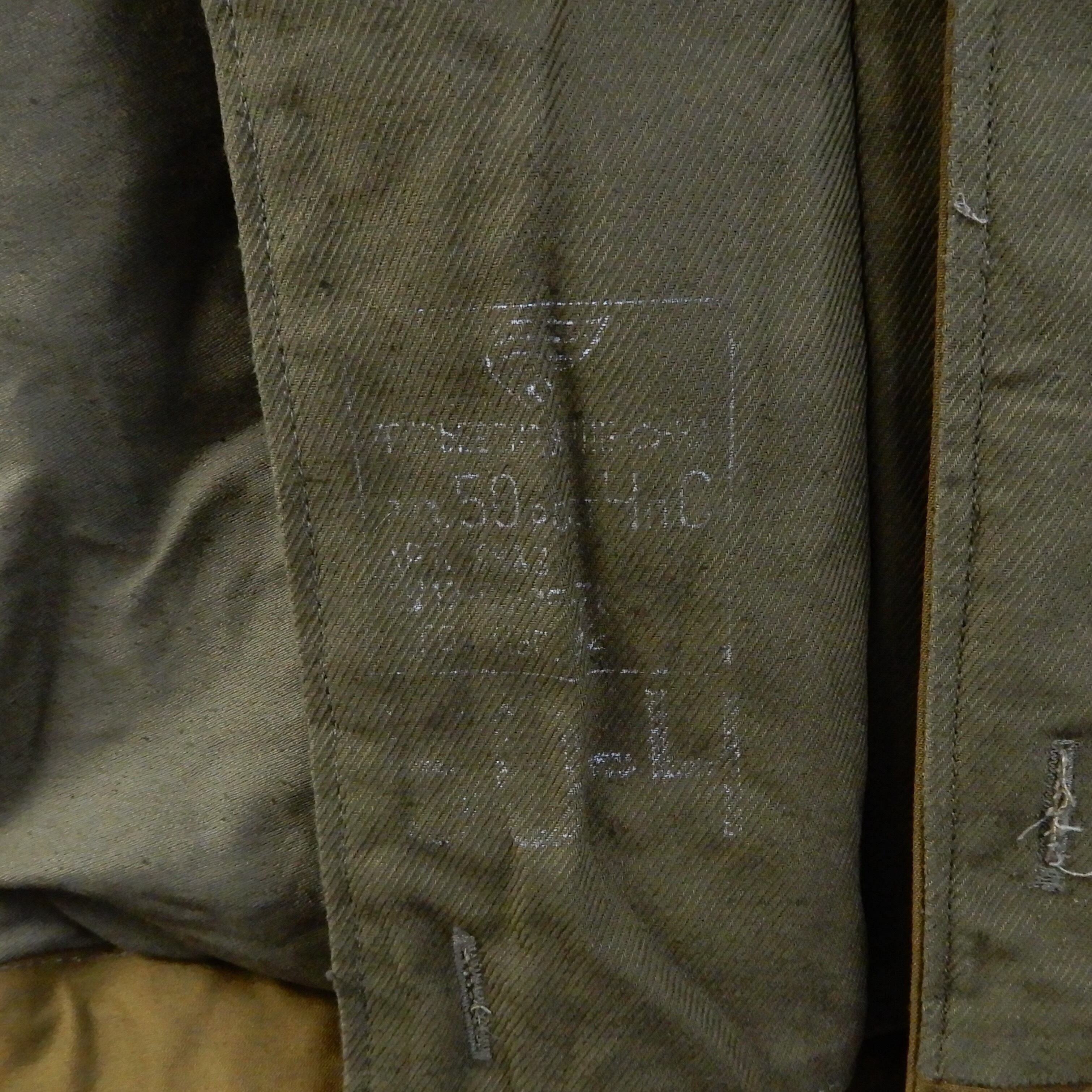 Soviet Army TANKMAN Jacket Olive 1992s Size50-4 Deadstock No10