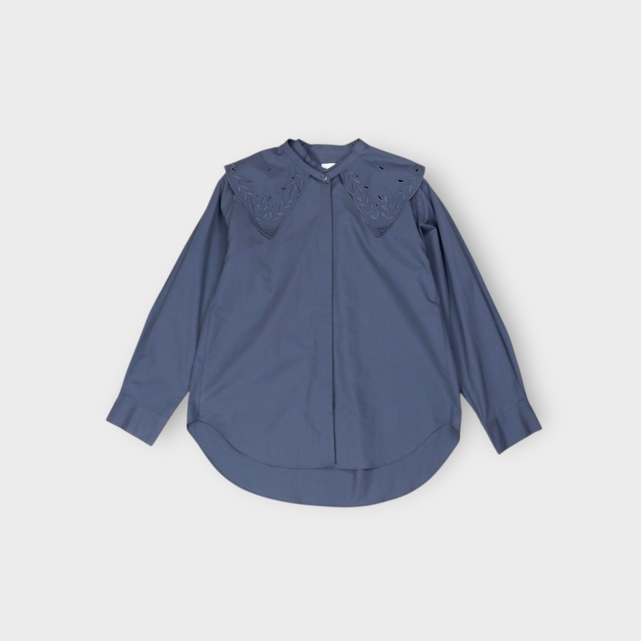 6(ROKU)【EMBROIDERY COLLAR BLOUSE】