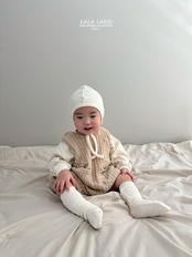 LALALAND 26/SS (Baby)Knit overalls