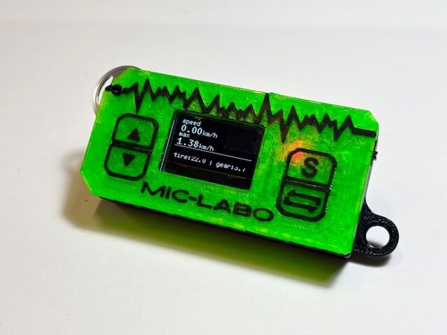 mic-Labo× E.D.M】 SPEED FREAK ミニ四駆用小型速度チェッカー | E.D.M