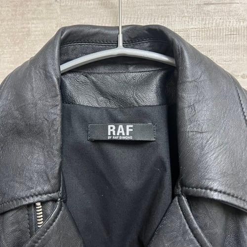 RAF by RAF SIMONS ラフバイラフシモンズ レザーライダース RAF by RAF SIMONS ラフバイラフシモンズ レザーライダース