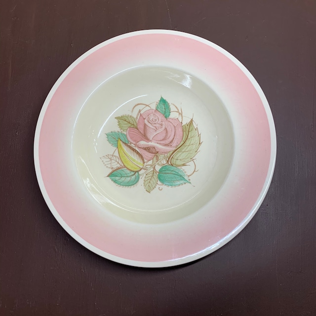 スージークーパー パトリシアローズ プレート(深皿)23cm イギリス製 ヴィンテージ susie cooper A