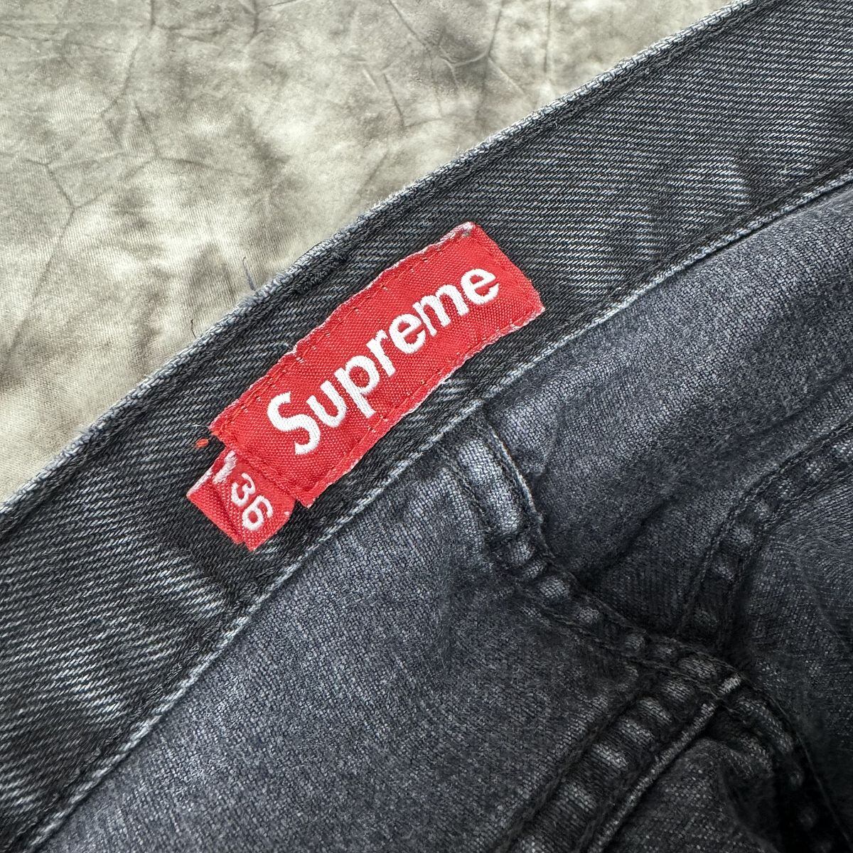 Supreme/シュプリーム Slim Jean/スリム ジーンズ/ボタンフライ デニム 