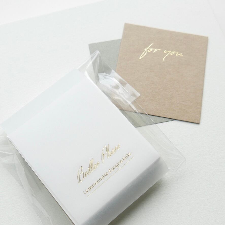 100枚】箔押し名入れオーダーメイドトレーシングラッピング帯 A