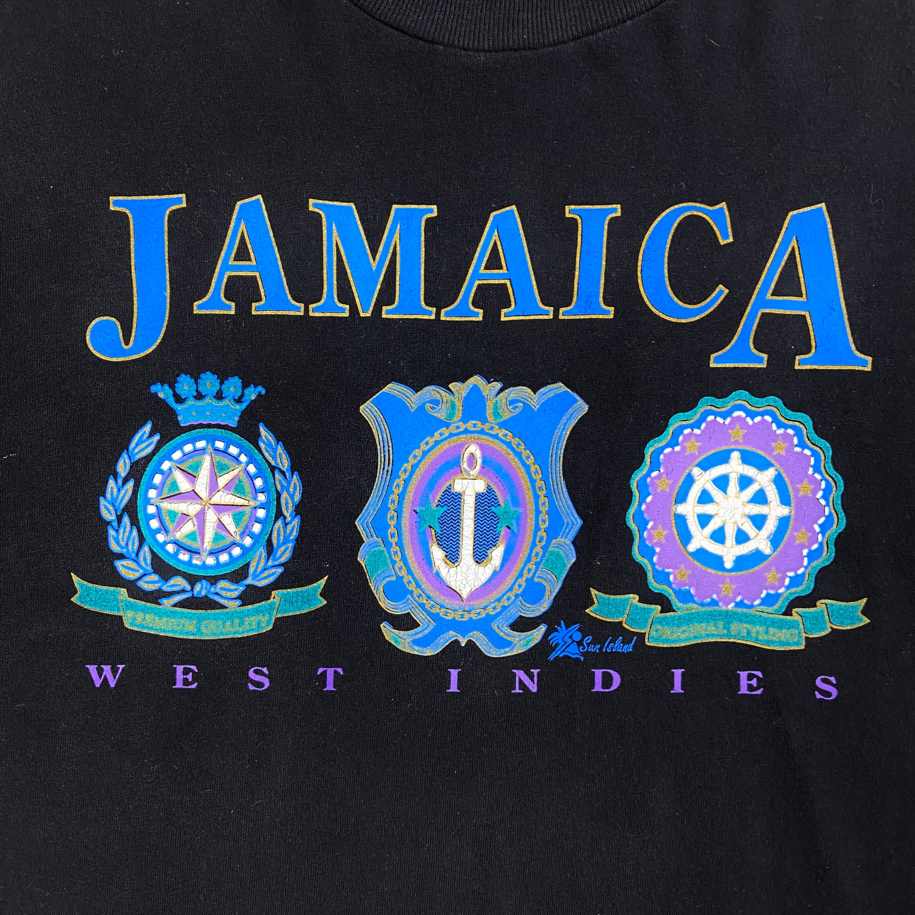 90年代 ジャマイカ製 HEFTY JAMAICA プリントTシャツ メンズL 古着 