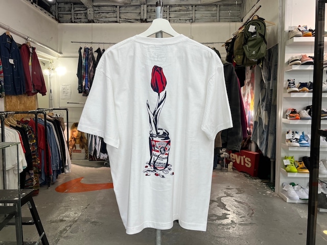 WASTED YOUTH FLOWER CAN TEE WHITE XL 81906
