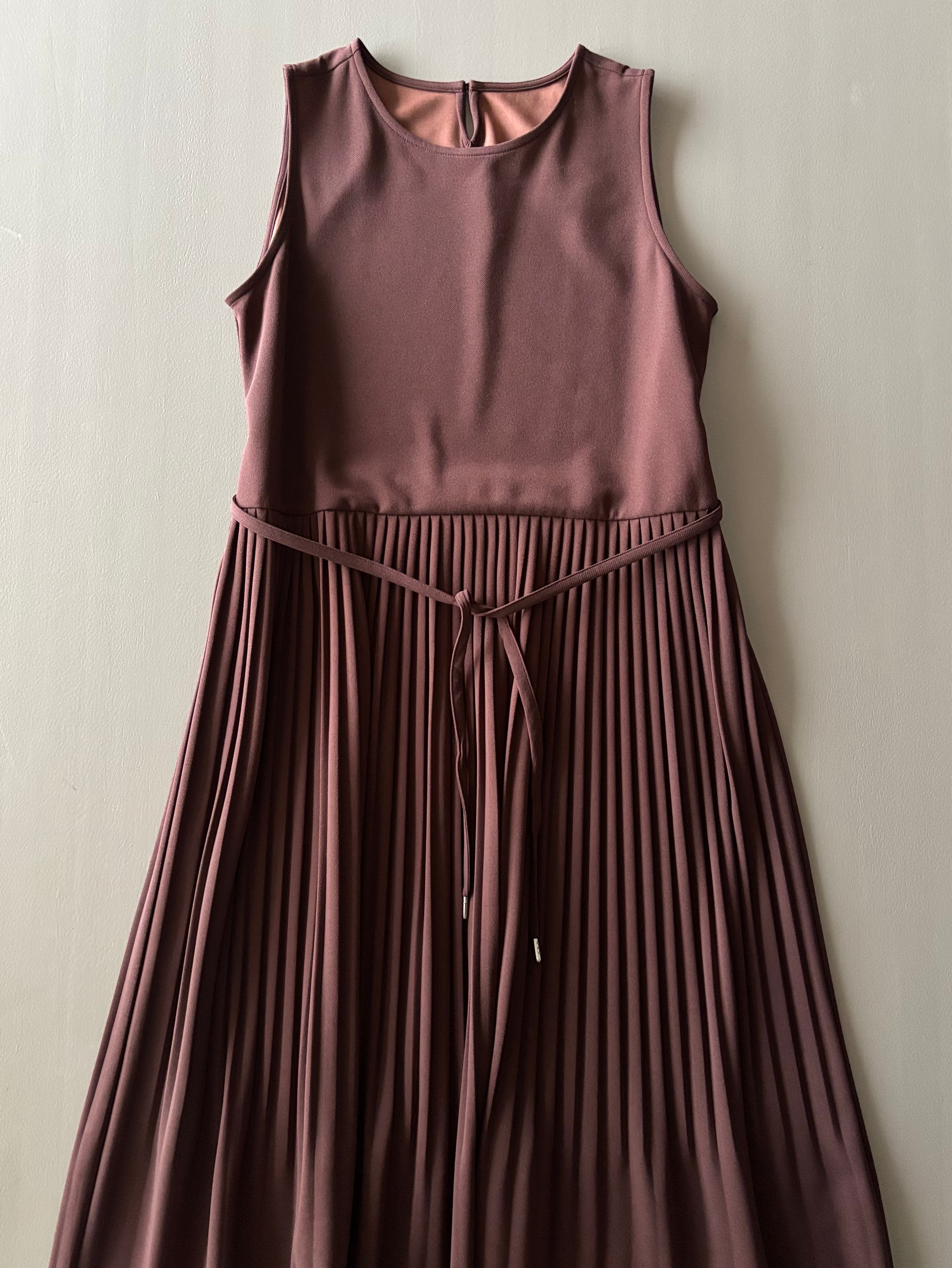 maillot【マイヨ】リネンコットンバッグタックワンピース | SUMMER HOUSE