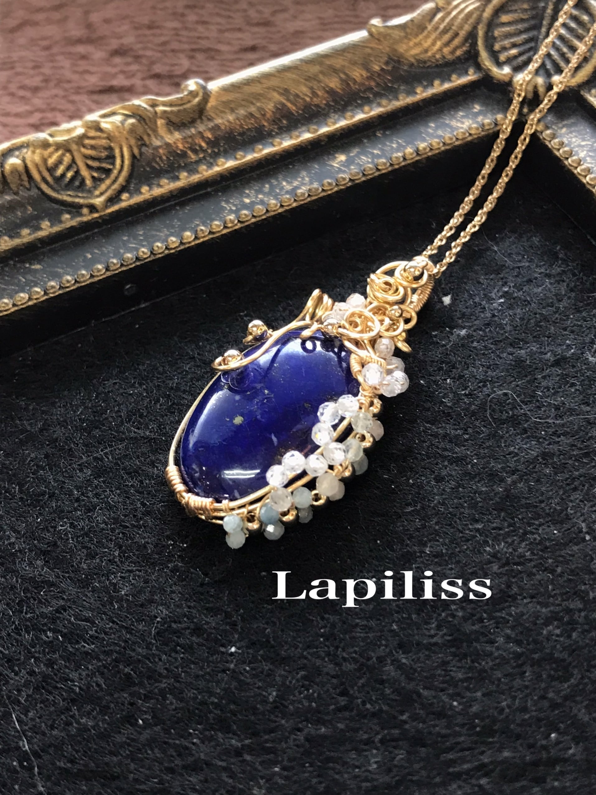 ラピスラズリのペンダント | hitomi art