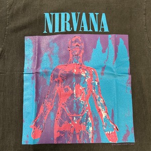 13523 NIRVANA ニルヴァーナ ロックTシャツ バンドT 両面 XL
