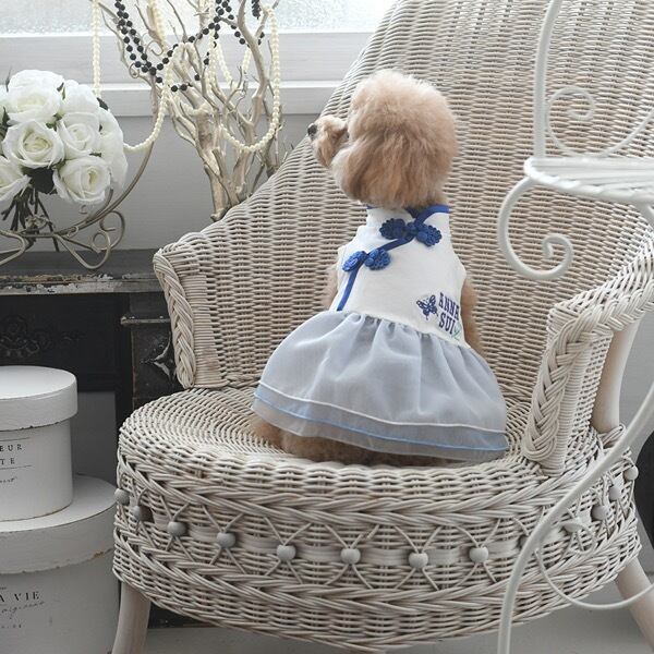 ドッグウェア ANNA SUI アナ スイ チャイナディテールワンピース