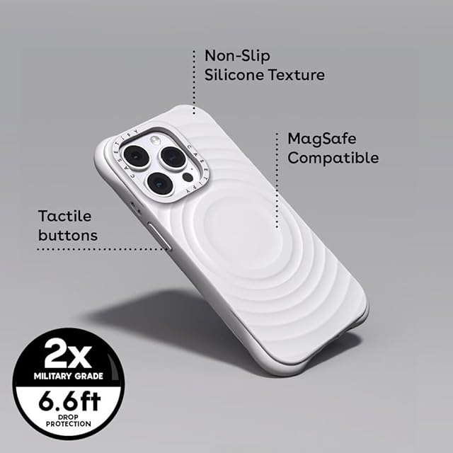 CASETiFY ウェーブ シリコン iPhone 14 Pro ケース [ シリコン / 2m