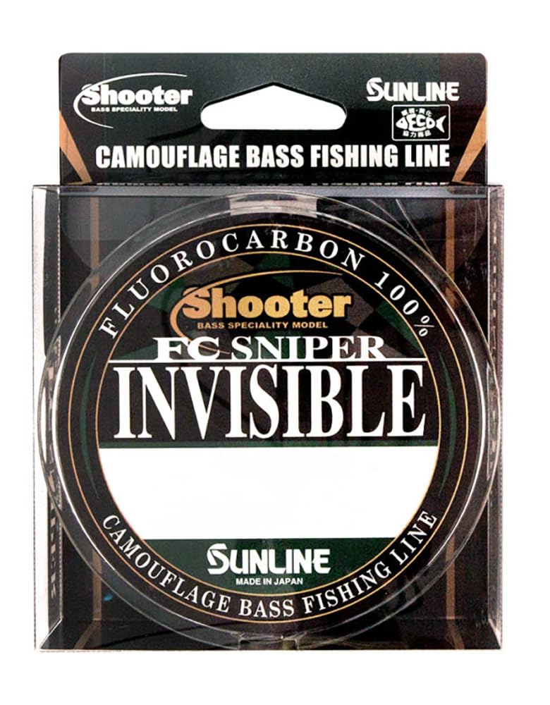 【人気】サンライン(SUNLINE) フロロカーボンライン シューター FCスナイパー インビジブル 75m ナチュラルクリア&モスグリーン&グレー&グリーン&レッドブラウン