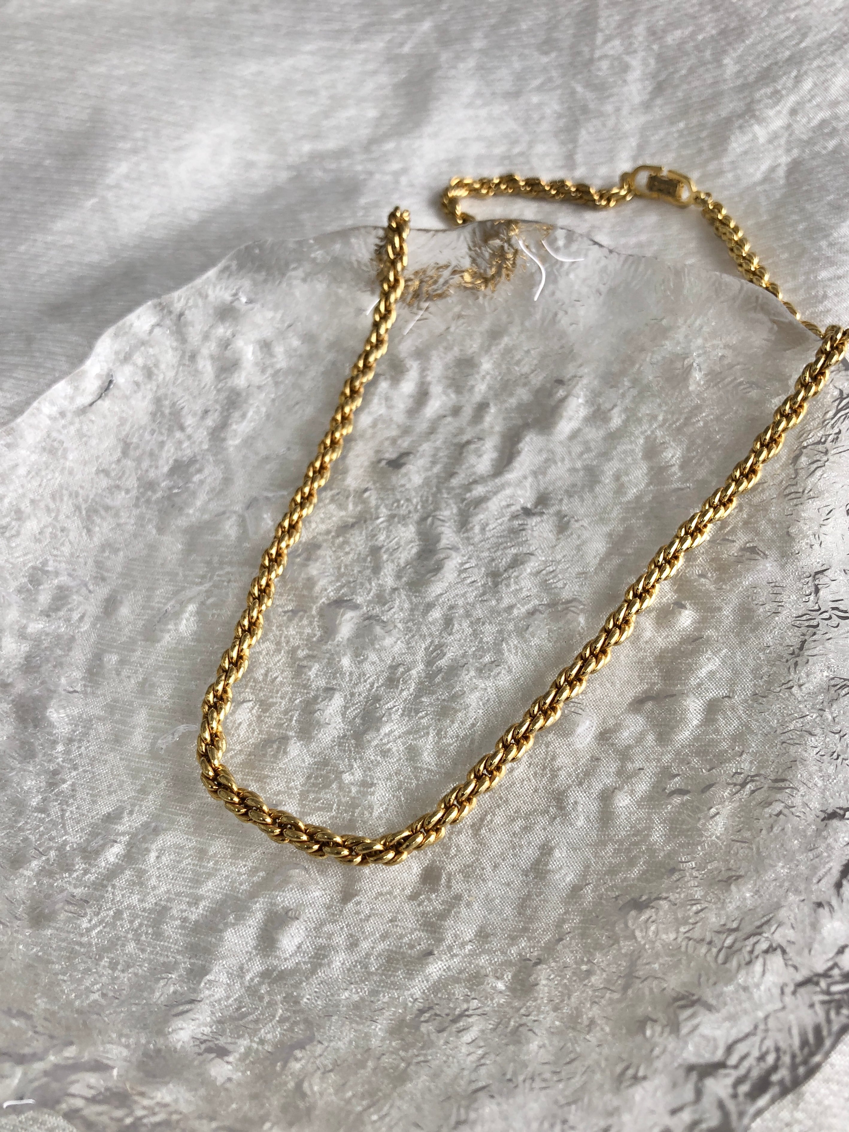 Christian Dior クリスチャン ディオール ネックレス ゴールド vintage ヴィンテージ オールド i3chwa