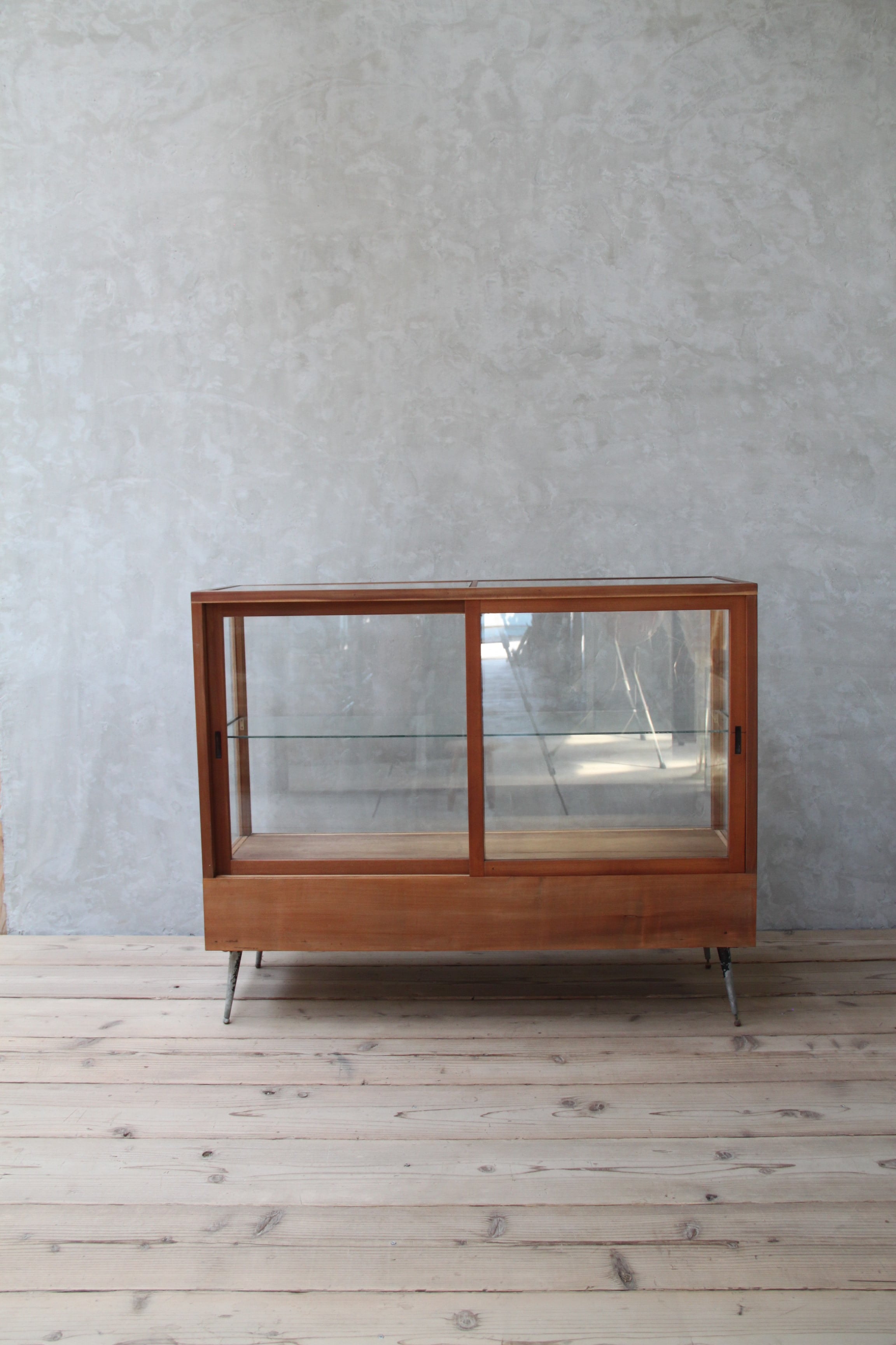 綺麗なガラスショーケース 古家具/アンティーク/ガラスケース//収納