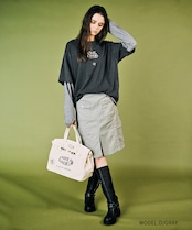 ショートスリーブレイヤードTシャツ (D/GRAY) CQ-49034