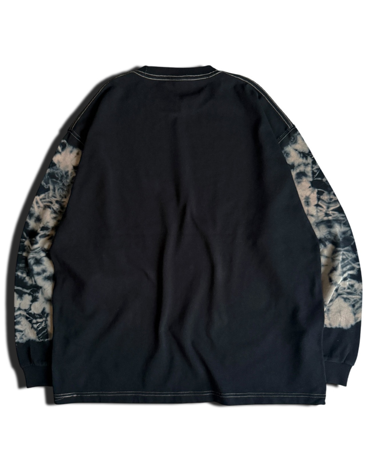 【数量限定】黒染めタイダイL/S T-shirts 砂の身体