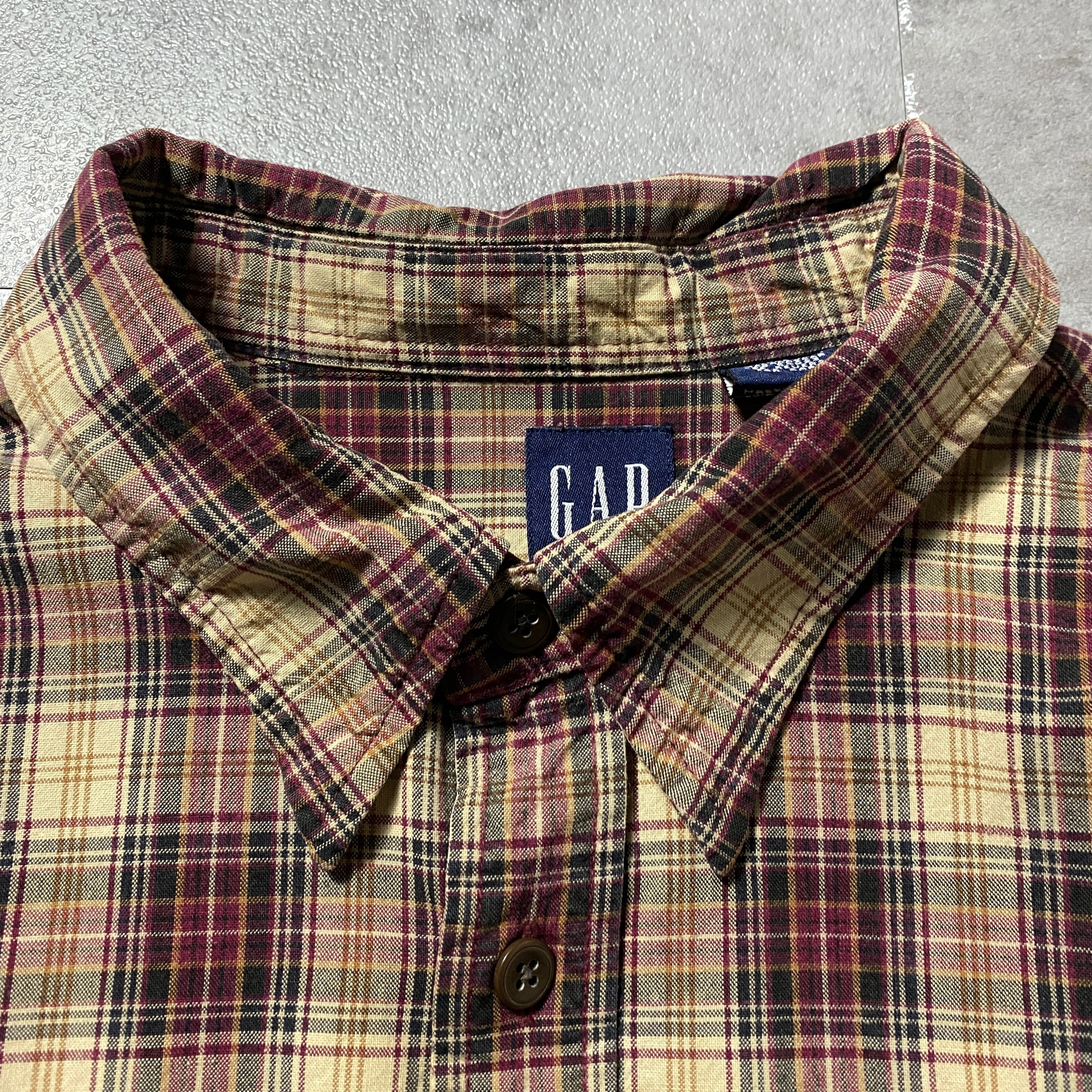 Size:XL】00's Old Gap オールドギャップ ダブルポケット チェック