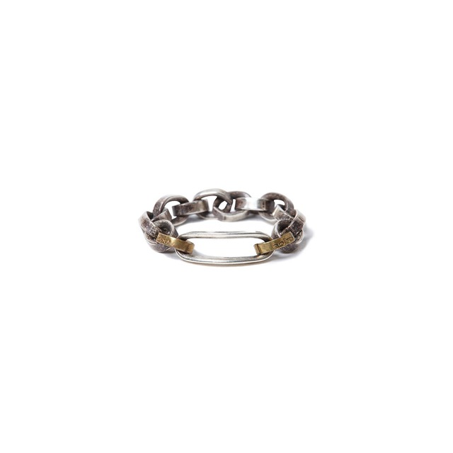 【hobo】925 SILVER CHAIN RING with BRASS