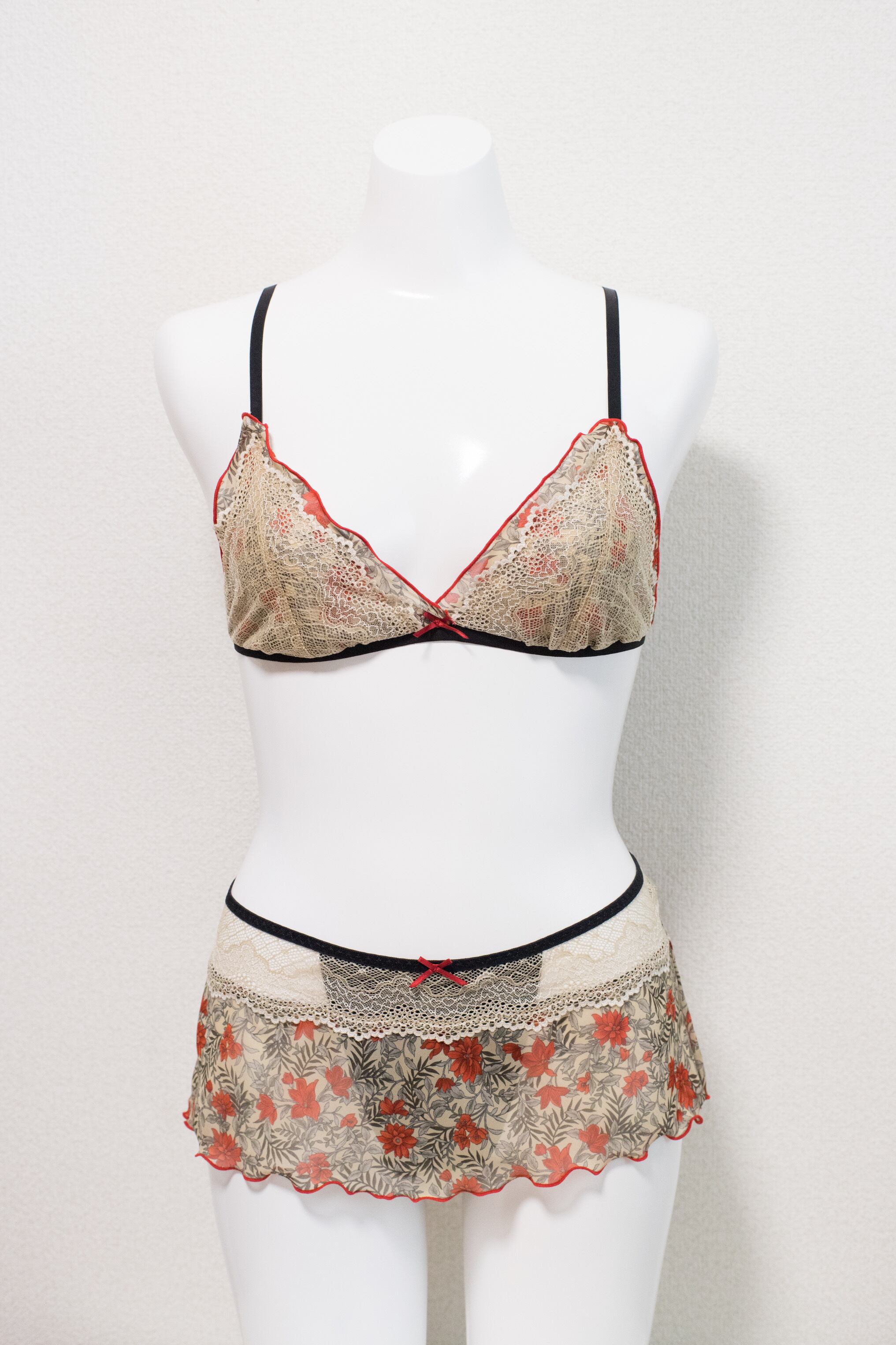 flower chiffon panties F