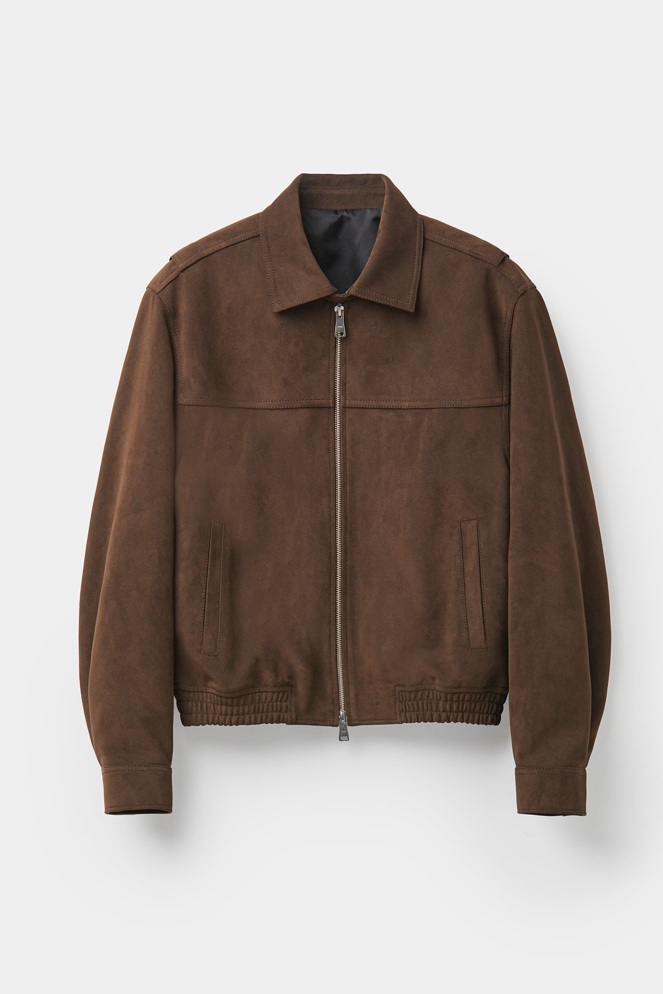 COOR WOMEN] [W] Pow Suede Bomber Jacket (Dark Brown) 正規品