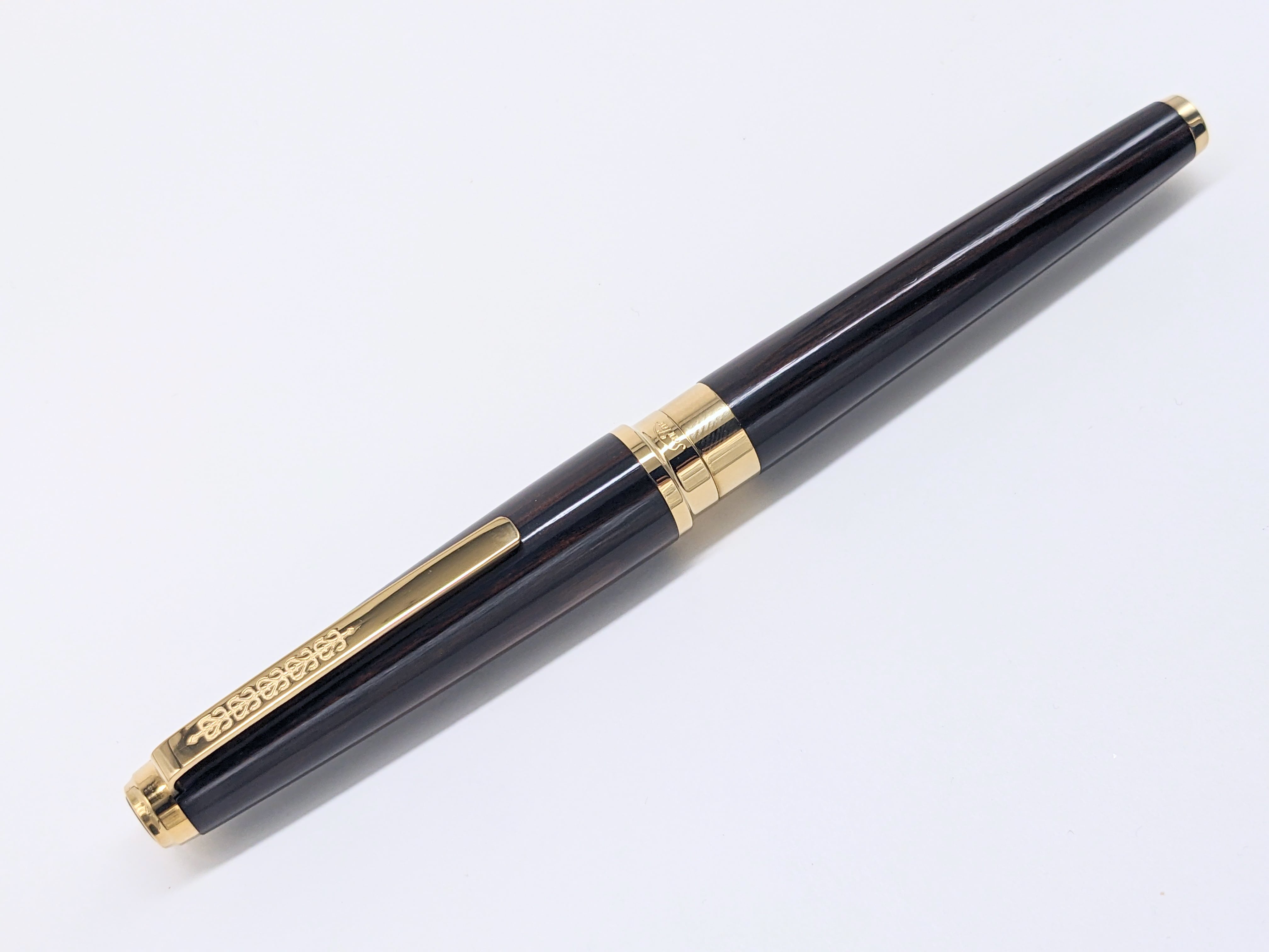 80s セーラー万年筆 世界の銘木シリーズ 黒檀 旧 SAILOR （中字） 18K