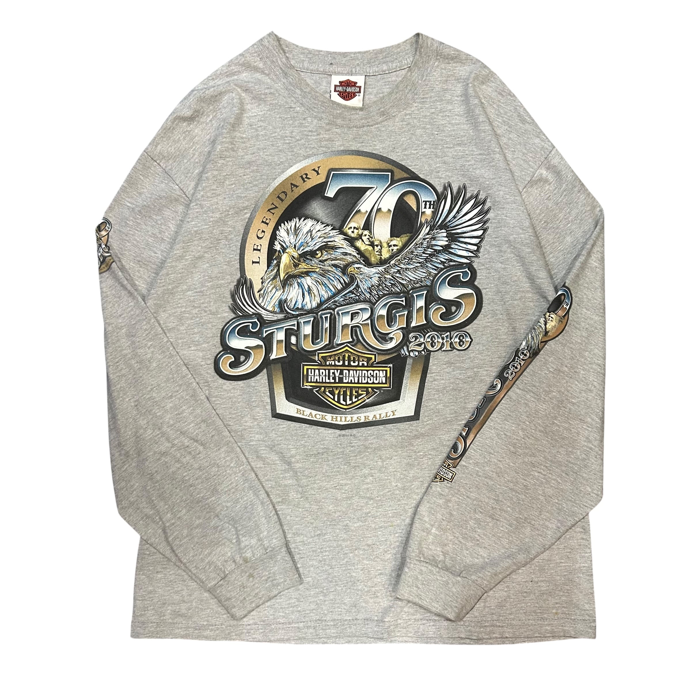 【古着】Harley-Davidson Long Sleeve T-shirt (gray)