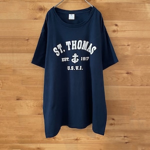 【yazbek】メキシコ製 セント・トマス島 st.thomas Tシャツ アーチロゴ XL ビッグサイズ US古着