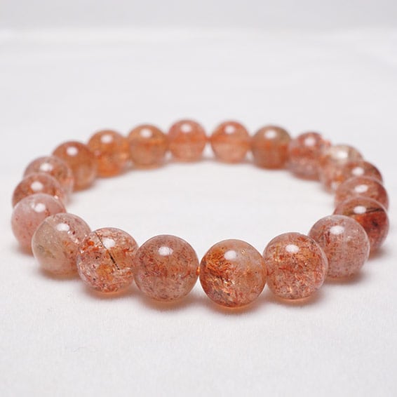 ストロベリークォーツ 苺水晶 ブレスレット 9mm [M便 1/10] 111-9701