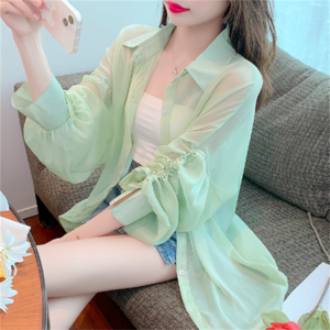 【送料無料】カーディガン 3色 夏 透け感 シースルー カジュアル 長袖 シンプルデザイン プチプライス レディースファッション 可愛い お出かけ 女子会 デイリーユース お茶会 お呼ばれ 授業参観 リボン 日焼け防止 体系カバー