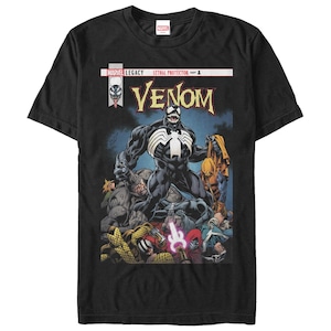 マーベル Tシャツ Marvel Venom Lethal Protector Pile Black