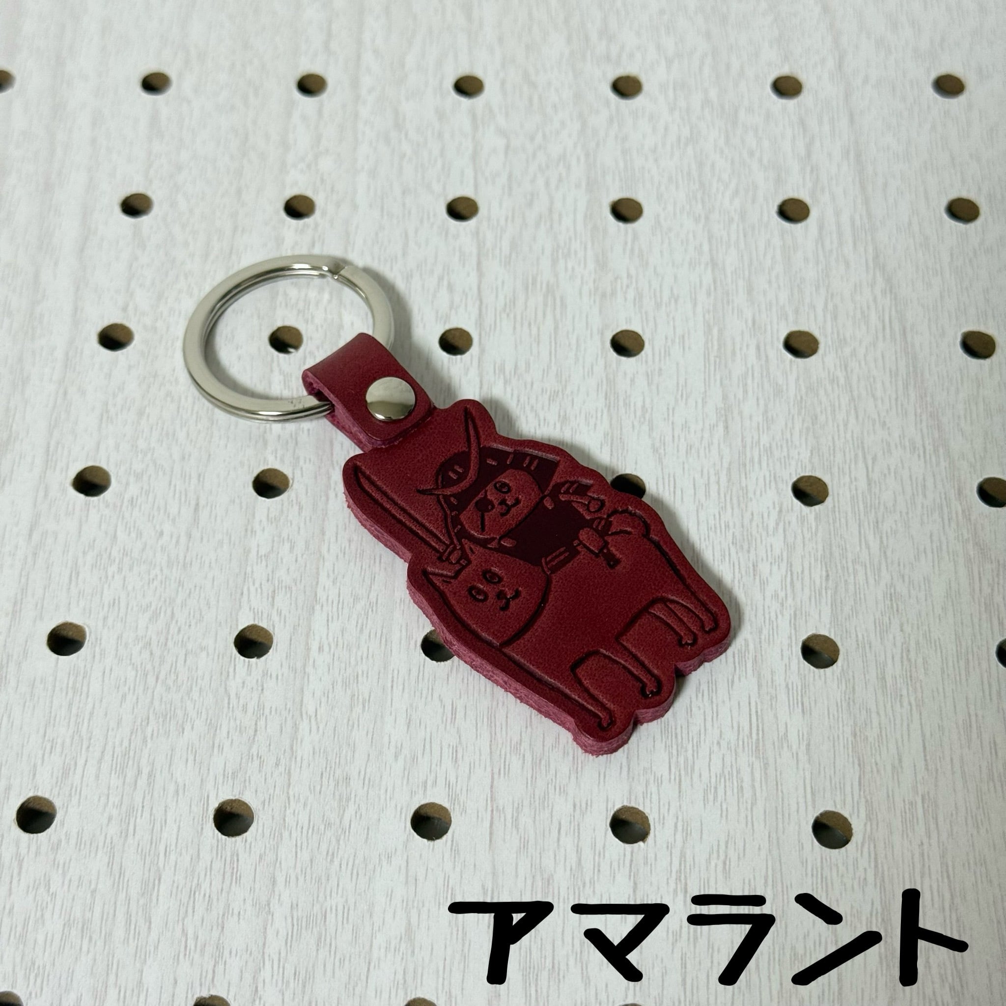 ネコムネandシバ 革キーホルダー | TORCH-Online Shop-