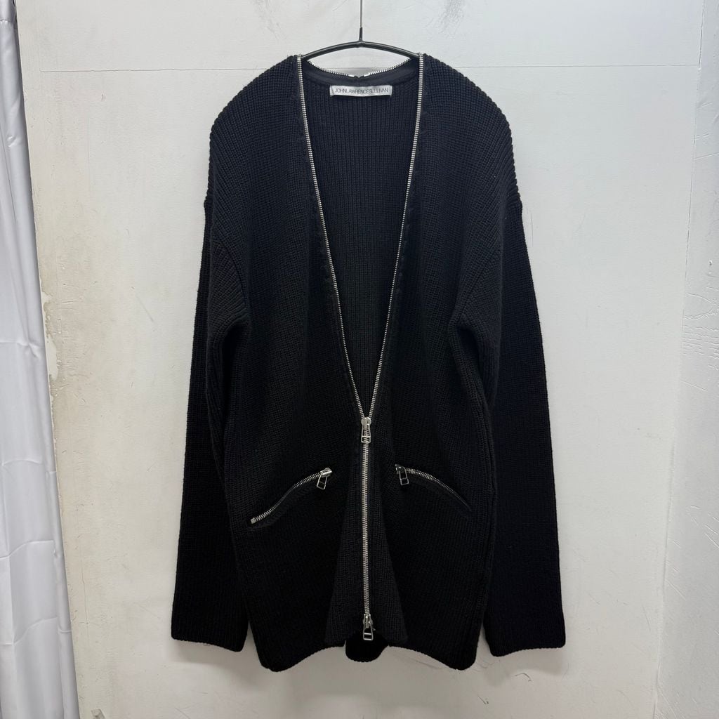 JOHN LAWRENCE SULLIVAN ジョンローレンスサリバン 24AW ZIP KNIT