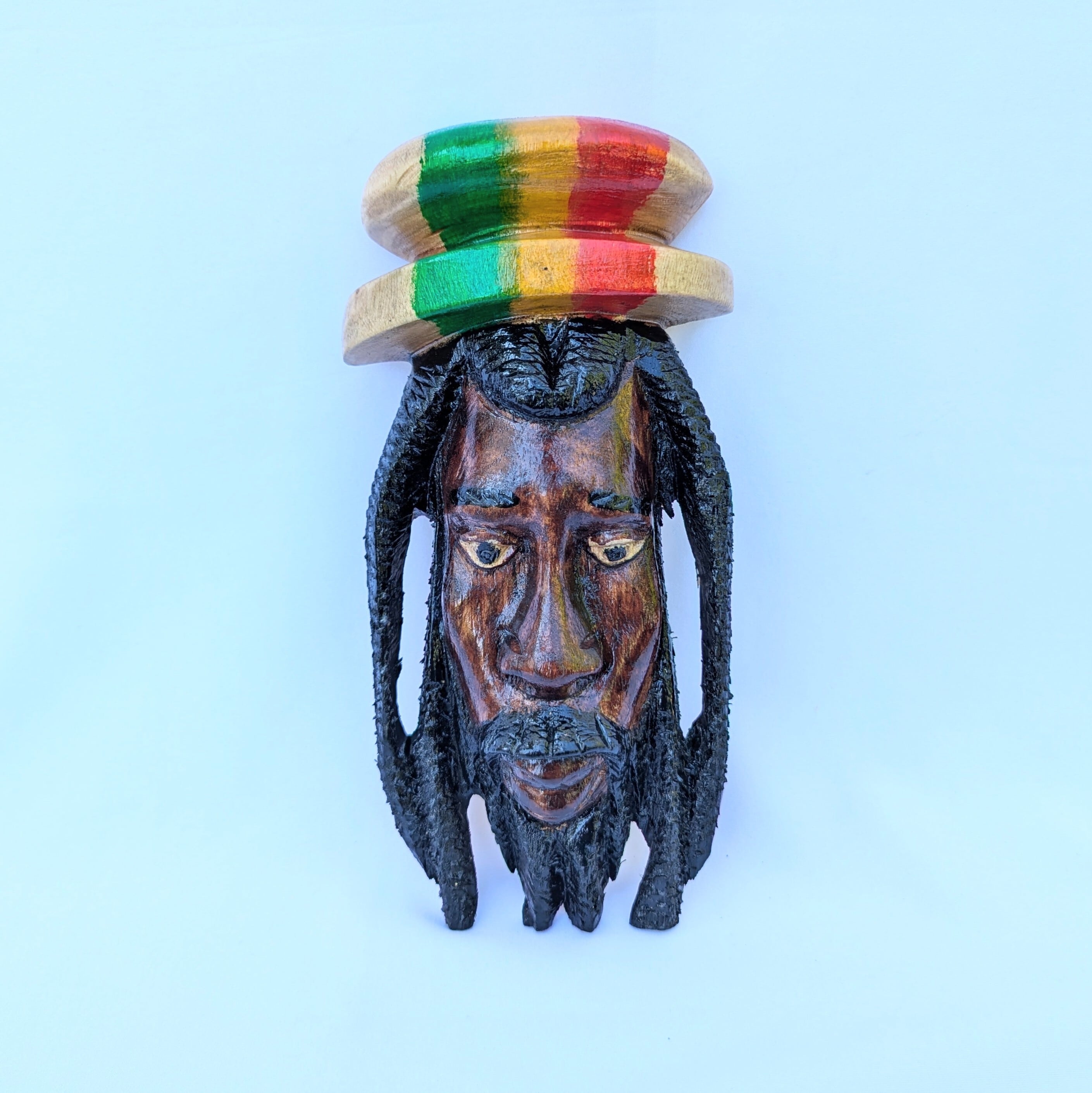 木彫り Rastaman Hat 2