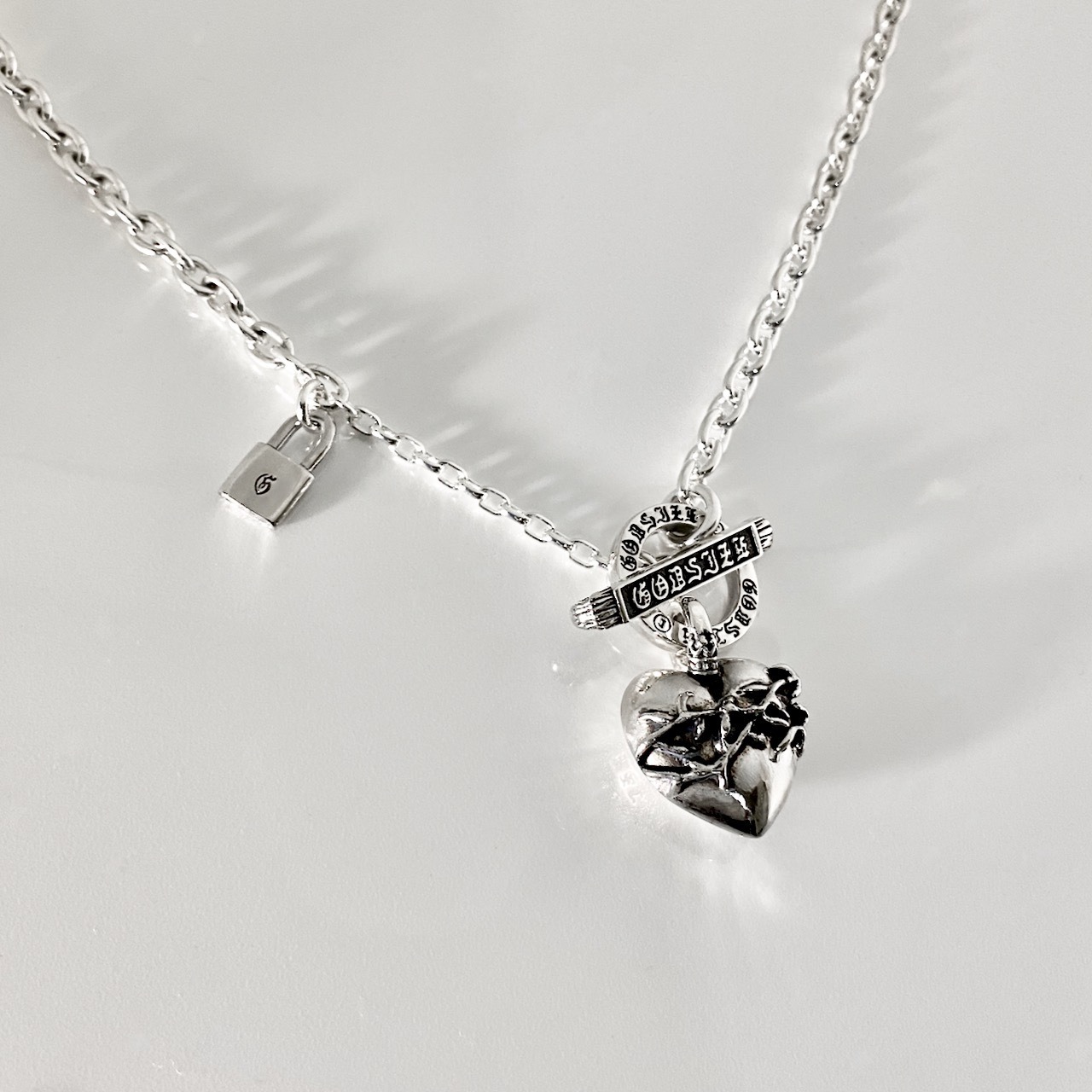 HEART NECKLACE T-BAR /  ハートネックレス Tバー