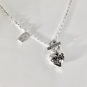 HEART NECKLACE T-BAR /  ハートネックレス Tバー