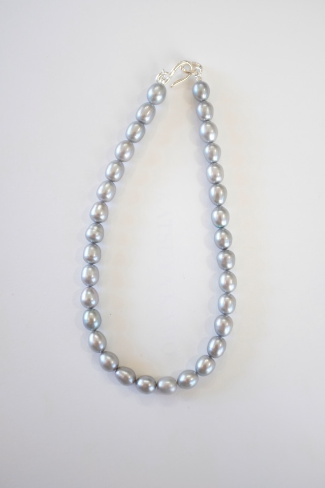 [R.ALAGAN] GRAY MEDIUM PEARL NECKLACE