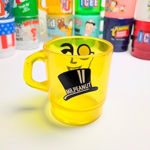 【 STACKING MUG / スタッキングマグ   積み重ねられるマグ  】 Mr.Peanut(ミスターピーナッツ) / プランターズ / プラスティックマグ 〚アメリカン雑貨 アメトイ〛