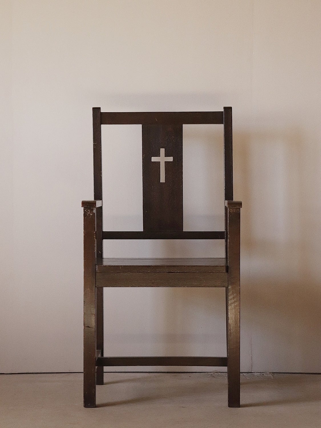 教会椅子 肘掛付 | アルドマ 古道具・古家具・アンティーク