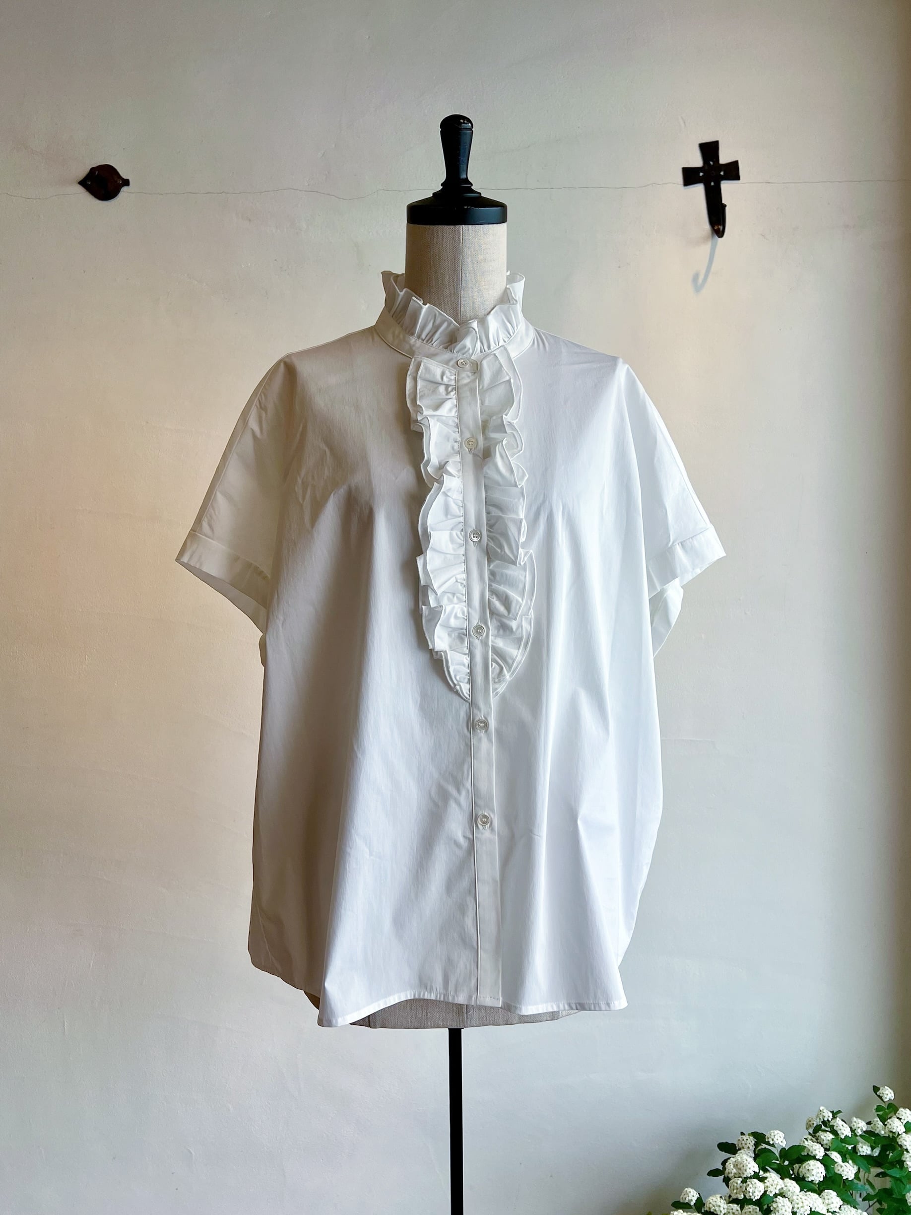 MARGAUX VINTAGE / フリルシャツ | anouk