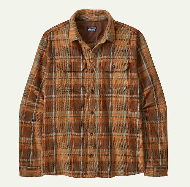 patagonia メンズ・フィヨルド・ロフト・シャツ Avalanche: Berm Brown サイズM