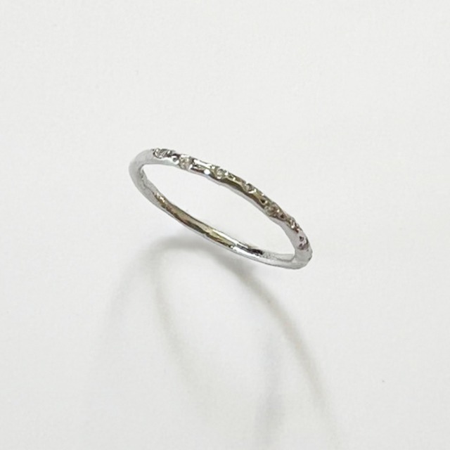 シルバー925プリズムカットリング