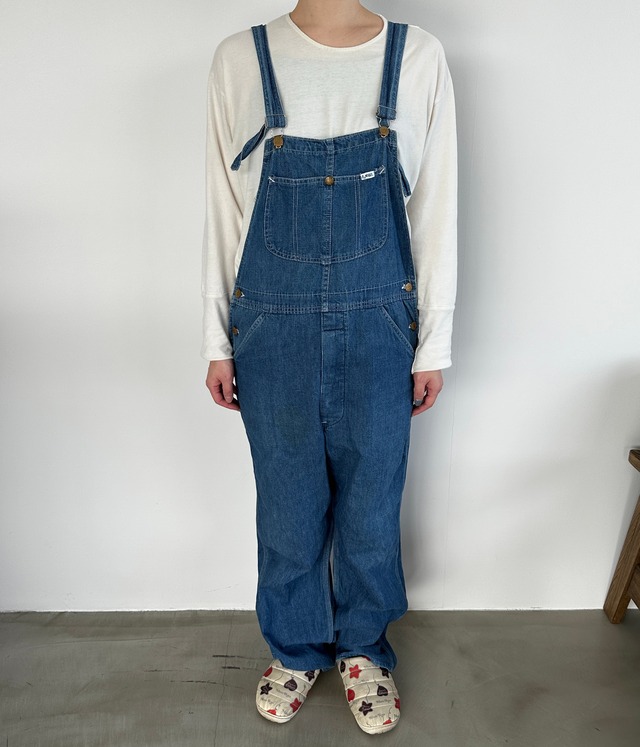 -Lee- Vintage 80s 34×32 Denim Overall