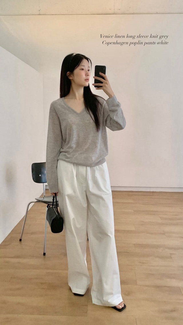 (予約) HAUS / Venice linen knit 2color