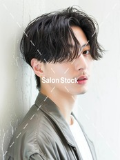 【メンズ】センターパート