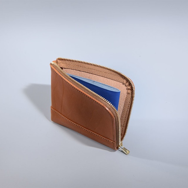 L Zip Small Wallet / 2 tone