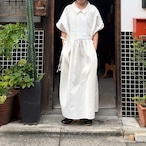 ASEEDONCLOUD/アシードンクラウド　 Memories pullover dress／メモリーズプルオーバードレス Comfort cloth／コンフォートクロス #262302 Off White