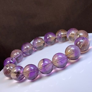 ボリビア産・バイカラーアメトリン ブレスレット